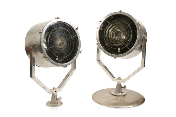 PAIR OF VINTAGE SEARCH LIGHTS