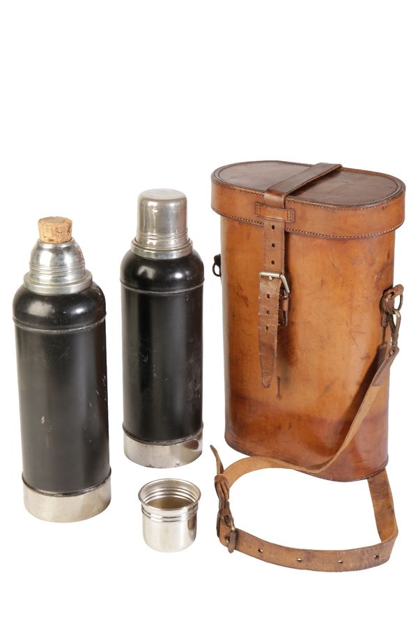 PAIR OF STANLEY THERMOS FLASKS