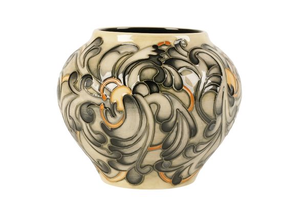 MOORCROFT: A "COCKLE SHELL" TRIAL VASE