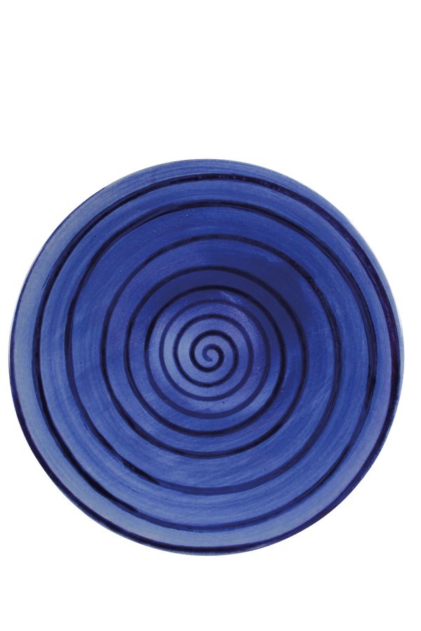 SIR TERRY FROST R.A FOR POOLE POTTERY: A "ARIZONA BLUE" CHARGER