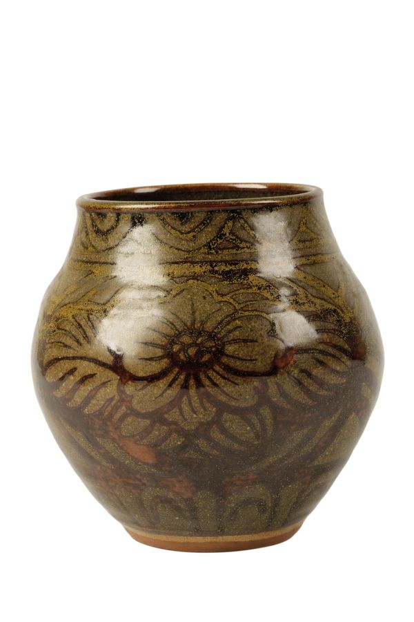 CHARLES VYSE (1882 - 1971): A CHELSEA STUDIO POTTERY STONEWARE VASE