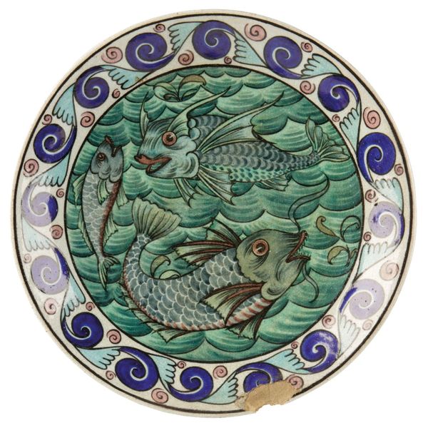 CHARLES PASSENGER FOR WILLIAM DE MORGAN: A CERAMIC DISH