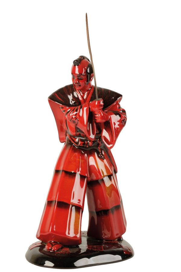 ROYAL DOULTON "FLAMBE" LIMITED EDITION FIGURE