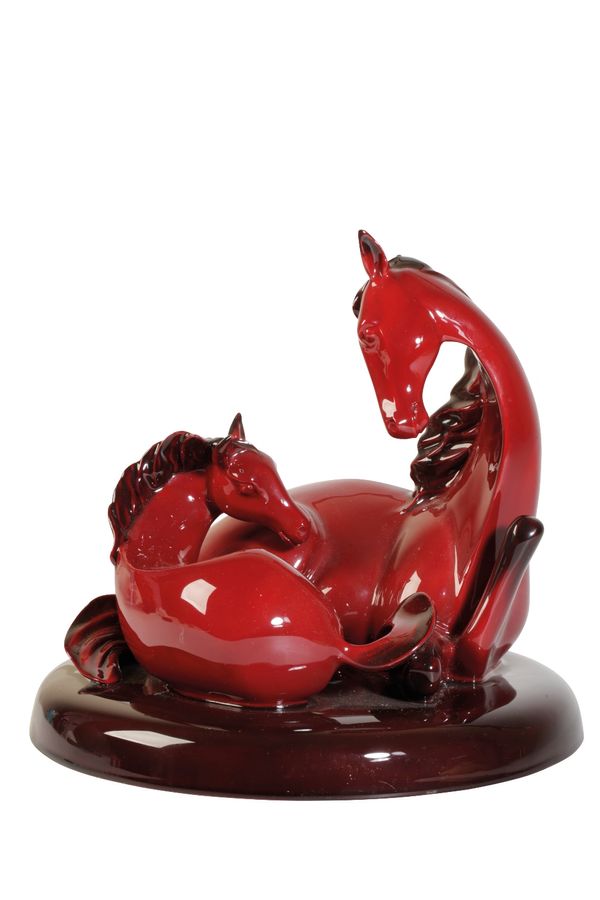 ROYAL DOULTON: A "GIFT OF LIFE" FLAMBE GROUP