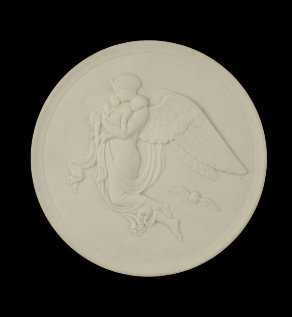 AFTER BERTEL THORVALDSEN: A DANISH BISCUIT PORCELAIN PLAQUE