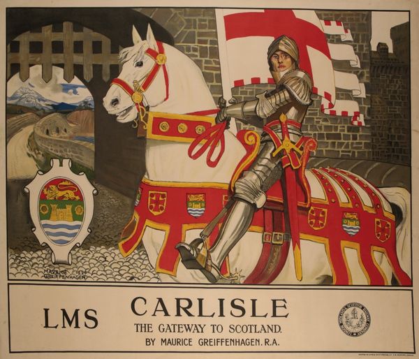 MAURICE GREIFFENHAGEN (1862-1931): CARLISLE THE GATEWAY TO SCOTLAND ADVERTISING POSTER