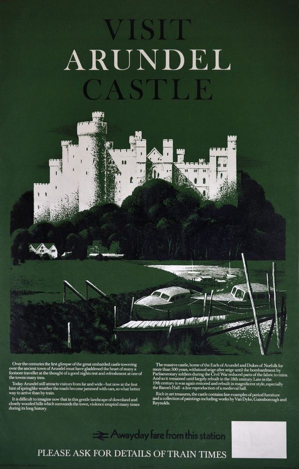 REGINALD MONTAGUE LANDER (1913-1980): ARUNDEL CASTLE ADVERTISING POSTER