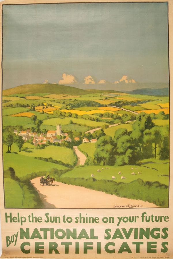 NORMAN WILKINSON (1878-1971): A NATIONAL SAVINGS ADVERTISING POSTER