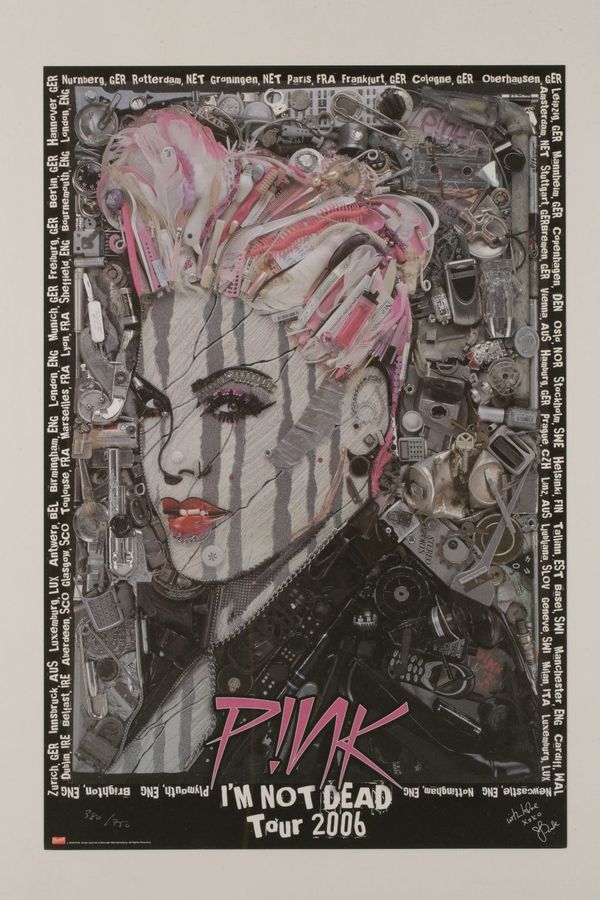 POP MUSIC INTEREST: A POSTER FOR PINK'S 'I'M NOT DEAD' TOUR