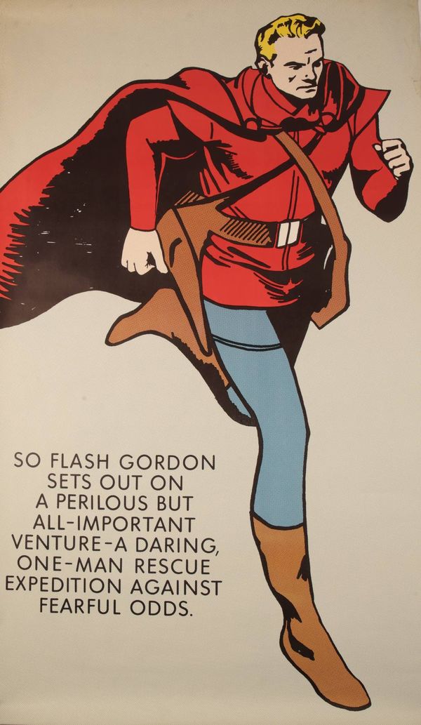 COMIC BOOK INTEREST: FOUR UNITED BOOK GUILD POSTERS A 'Flash Gordon' poster