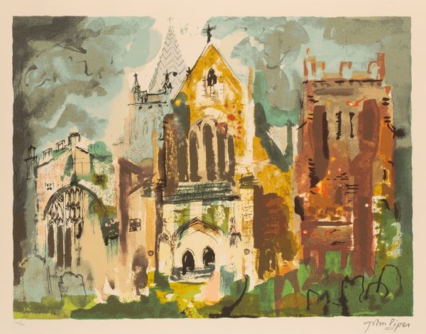 •JOHN PIPER (1903-1992) 'Ottery St. Mary'