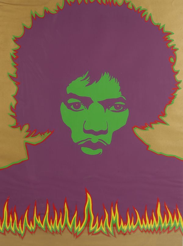 •LARRY SMART (1945-2005) 'JIMI HENDRIX'