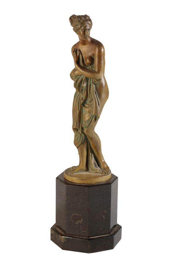 ART DECO PATINATED BRONZE SCULPTURE