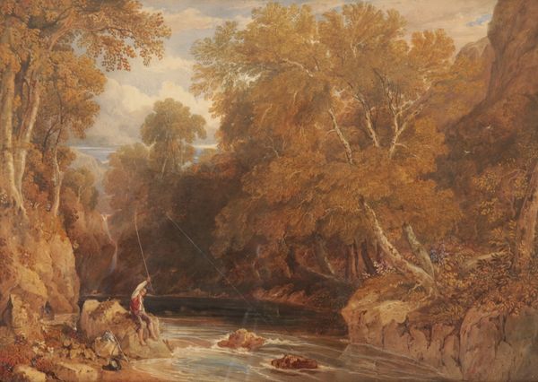 JAMES DUFFIELD HARDING (1798-1863) "The Trout Stream"