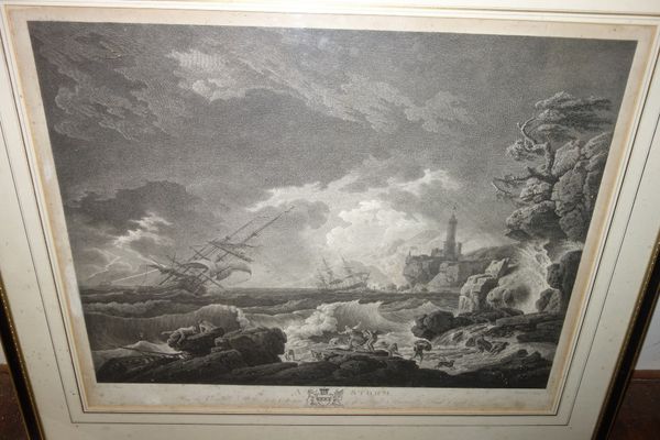 AFTER CLAUDE-JOSEPH VERNET (1714-1789) "A Storm"