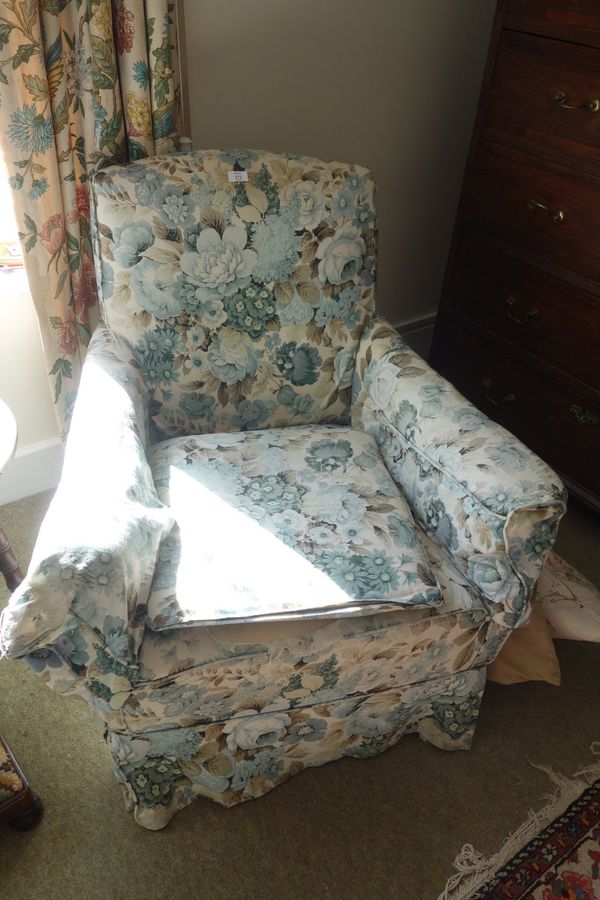 A VICTORIAN ARMCHAIR