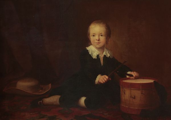 ASCRIBED TO THOMAS HUDSON (1701-1779) A portrait of Daniel Giles (1760-1831) as a boy
