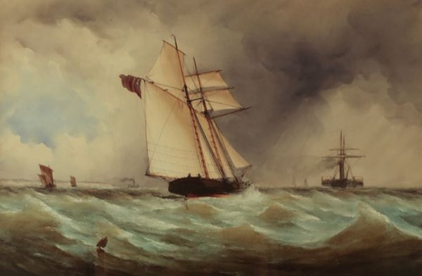 CHARLES TAYLOR JUNIOR (fl. 1841-1883) Vessels in rough weather