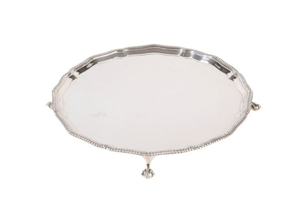 SILVER SALVER, by Thomas Bradbury & Sons, Sheffield, 1924