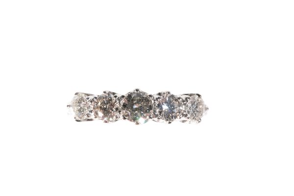 FIVE STONE DIAMOND RING