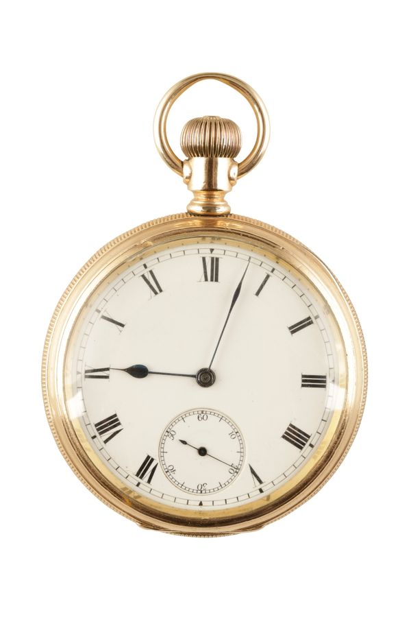 WALTHAM RIVER SIDE GOLD PLATED OPEN FACE GENTLEMAN'S POCKET WATCH