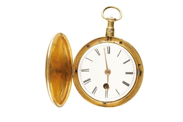 RUNDELL & BRIDGE OF LONDON GOLD PLATED GENTLEMAN'S POCKET WATCH