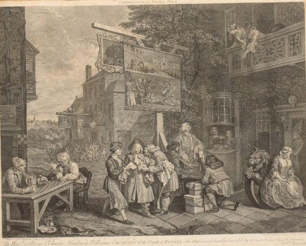 LARGE QUANTITY OF PRINTS to include works after Hogarth, Rowlandson and others 