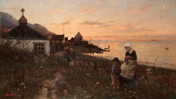 FRITHJOF SMITH-HALD (1846-1903) 'Waiting for the Ferry'