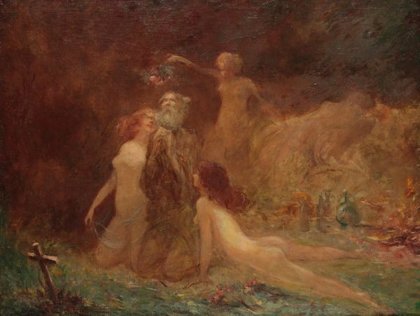 ATTRIBUTED TO ALBERT CRESWELL (1879-1936) 'The Temptation of St. Anthony'