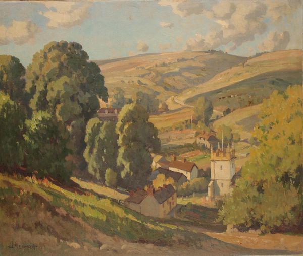 •JOSEPH EDWARD HENNAH (1896-1963) 'Above Upwey'