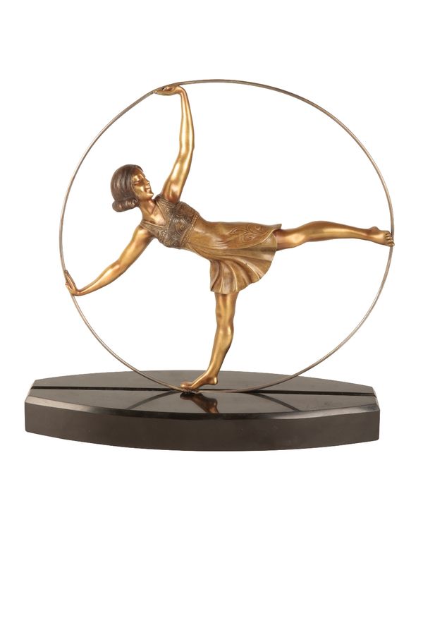 ALEXANDRE KELETY (1880 - 1940): AN ART DECO BRONZE SCULPTURE