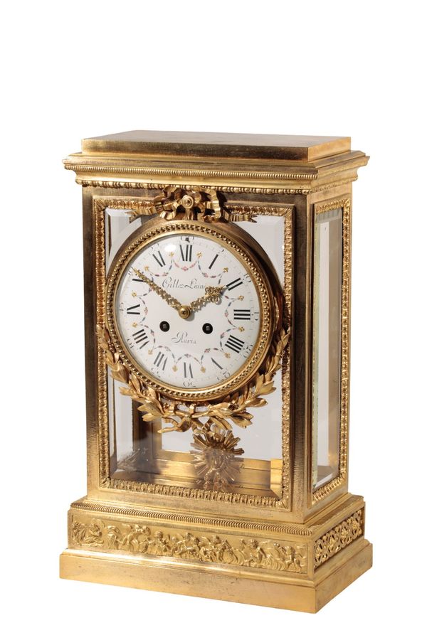 19TH CENTURY FRENCH FOUR GLASS CLOCK