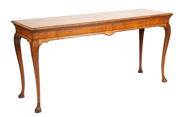 GEORGE I STYLE WALNUT CONSOLE TABLE