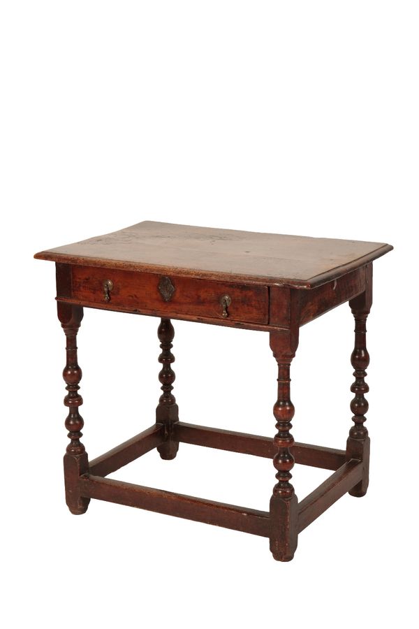 QUEEN ANNE OAK SIDE TABLE