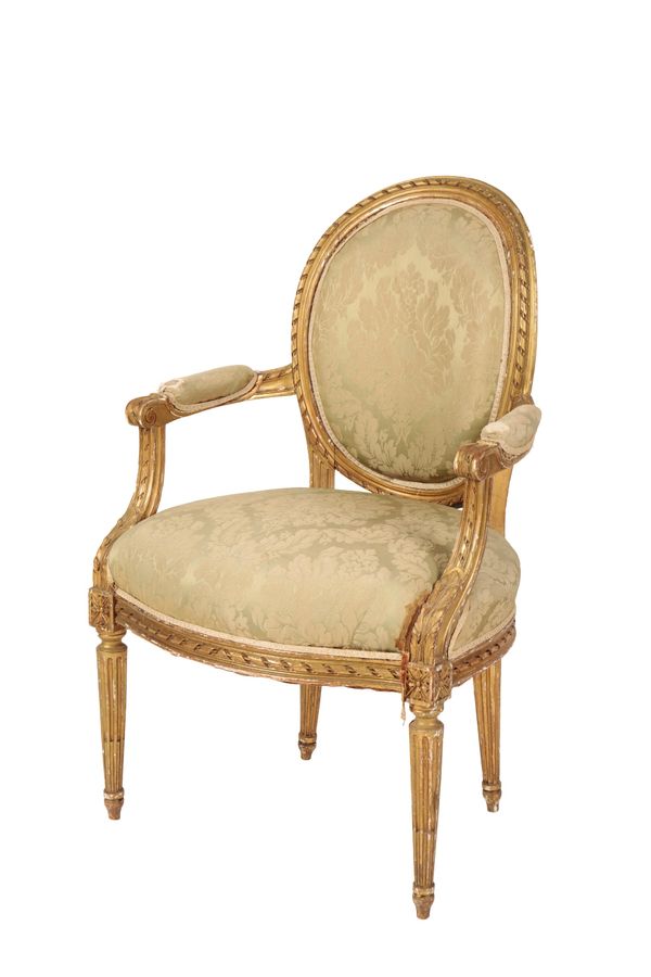 GILTWOOD ARMCHAIR