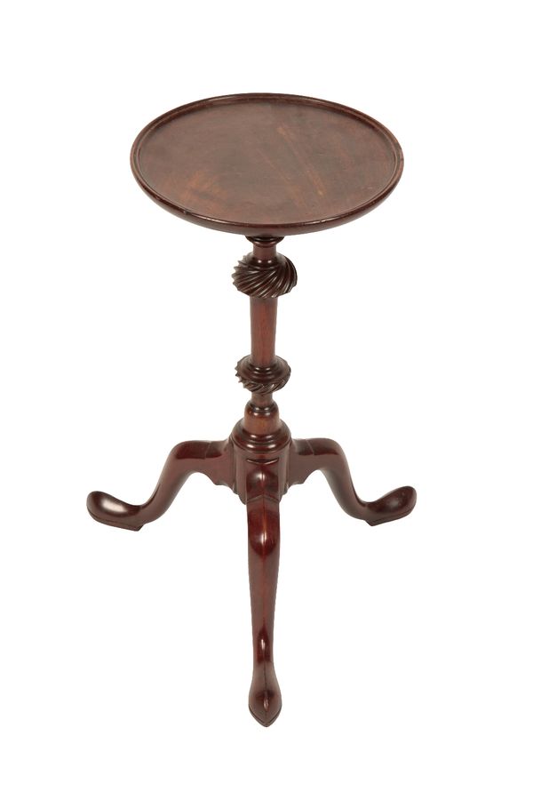 GEORGE II MAHOGANY KETTLE STAND