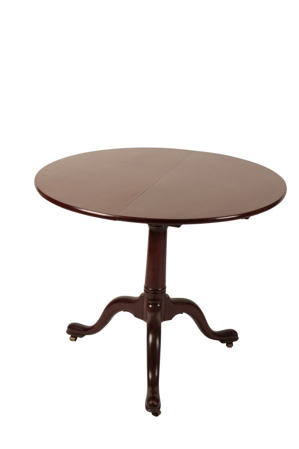 MAHOGANY CIRCULAR TRIPOD TABLE