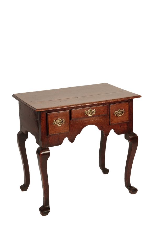 GEORGE II OAK LOWBOY, MID 18TH CENTURY