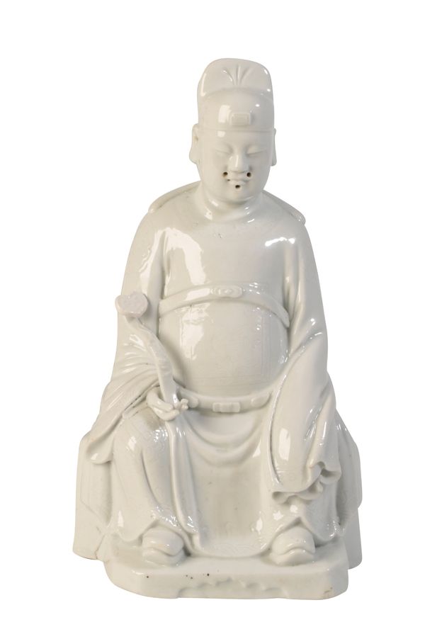 BLANC DE CHINE FIGURE OF AN OFFICIAL