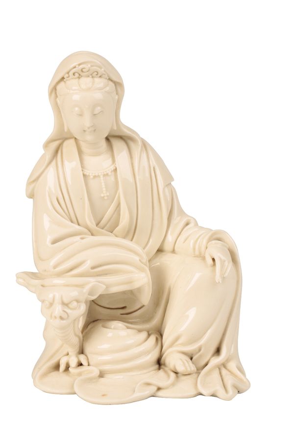 BLANC DE CHINE FIGURE OF GUANYIN