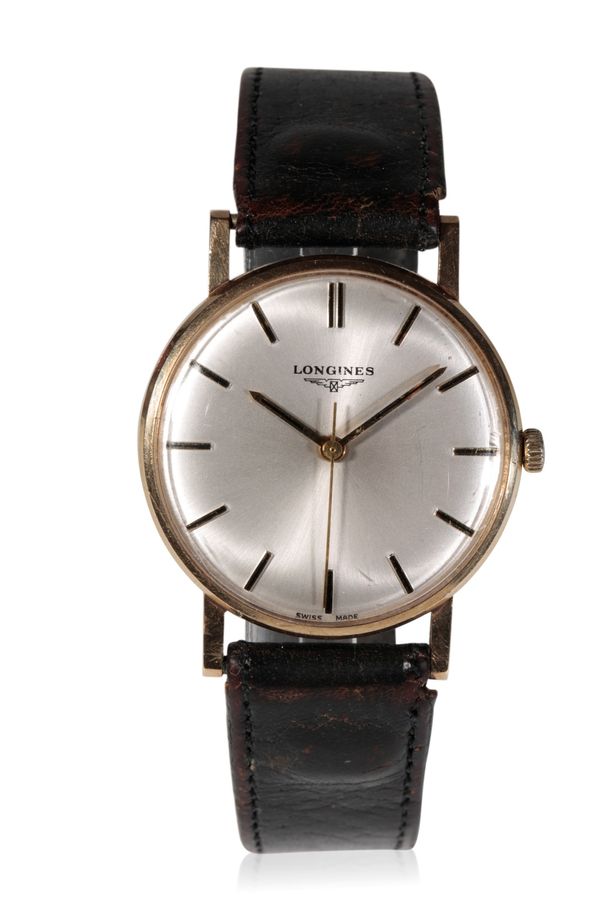 LONGINES GOLD-PLATED GENTLEMAN'S WRISTWATCH