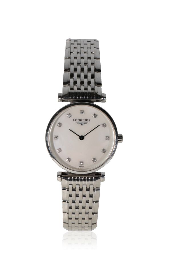 LONGINES LA GRANDE CLASSIQUE LADY'S STAINLESS STEEL BRACELET WATCH