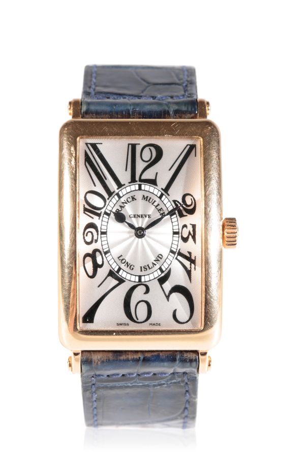 FRANCK MULLER 18CT GOLD LONG ISLAND GENTLEMAN'S WRISTWATCH