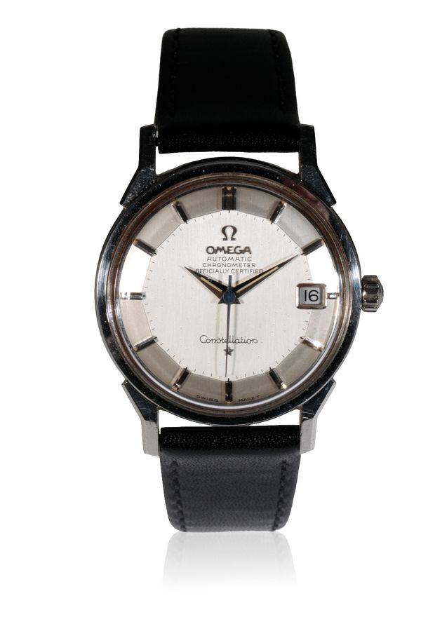 OMEGA CONSTELLATION "PIE PAN" GENTLEMAN'S STAINLESS STEEL WRISTWATCH 