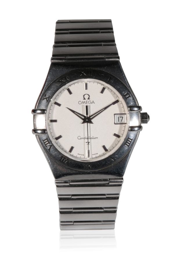 OMEGA CONSTELLATION GENTLEMAN'S STAINLESS STEEL BRACELET WATCH