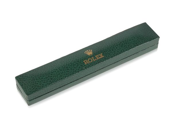 ROLEX GREEN LEATHER WATCH CASE