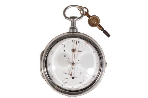 J. WHALE OF LAMBOURNE: A SILVER PAIR CASED GENTLEMAN'S POCKET WATCH