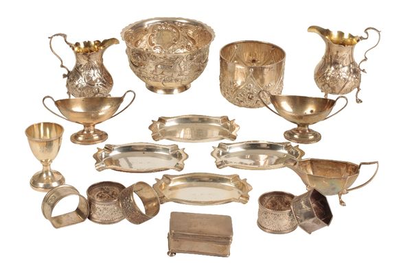 COLLECTION OF MIXED SILVER