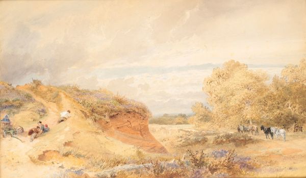 WILLIAM HALL, 19TH CENTURY 'A Sunny Heath' 