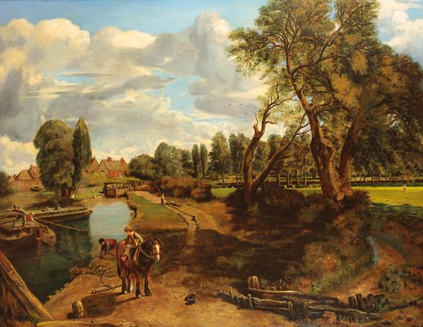 AFTER JOHN CONSTABLE (1776-1837) 'Flatford Mill (Scene on a Navigable River)'